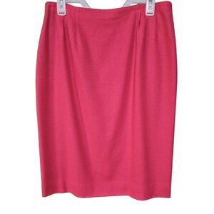 Pendleton Size 14 Pencil Skirt Wool Made in USA Lined Vintage Pink